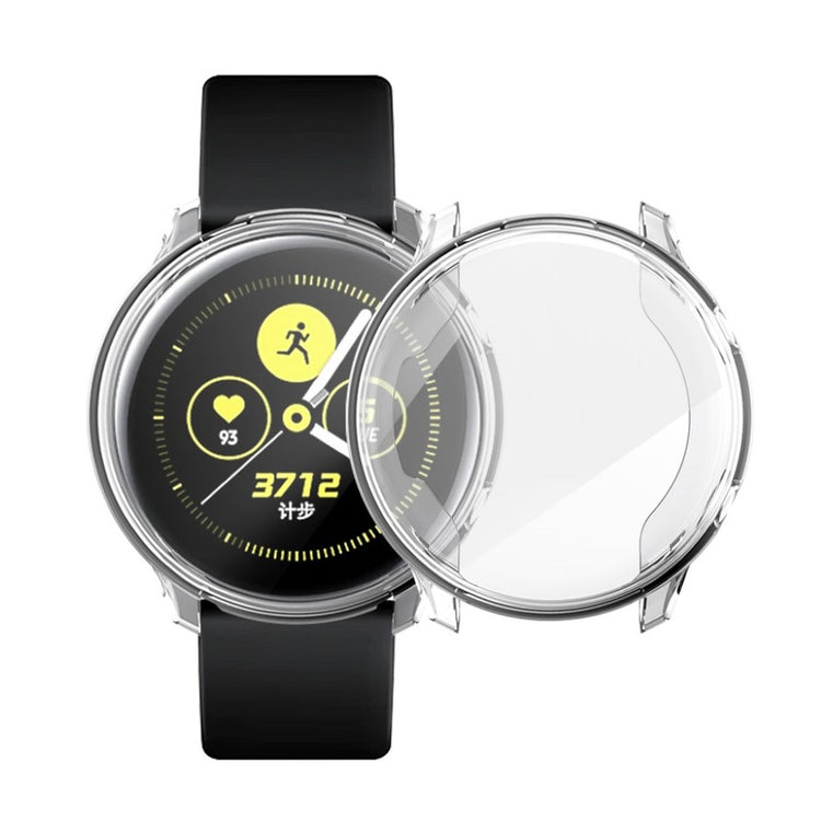 Meget Fint Samsung Galaxy Watch Active Silikone Cover - Gennemsigtig#serie_025