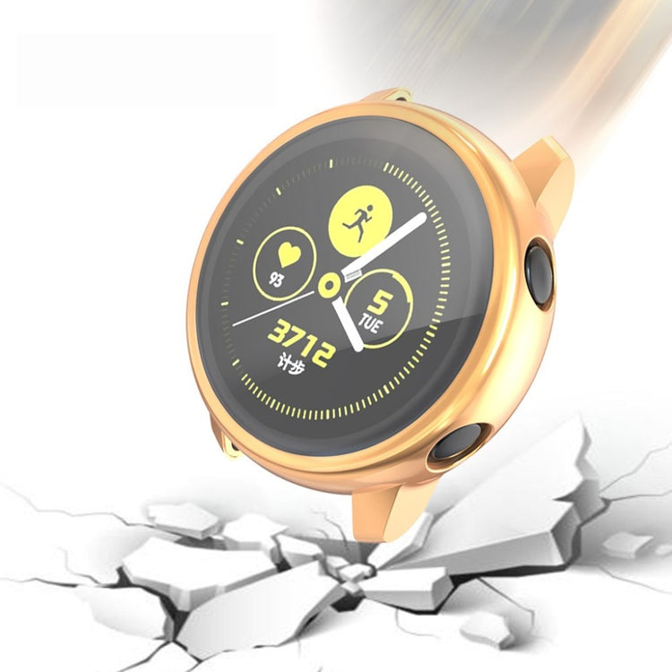 Beskyttende Samsung Galaxy Watch Active Silikone Cover - Beige#serie_7