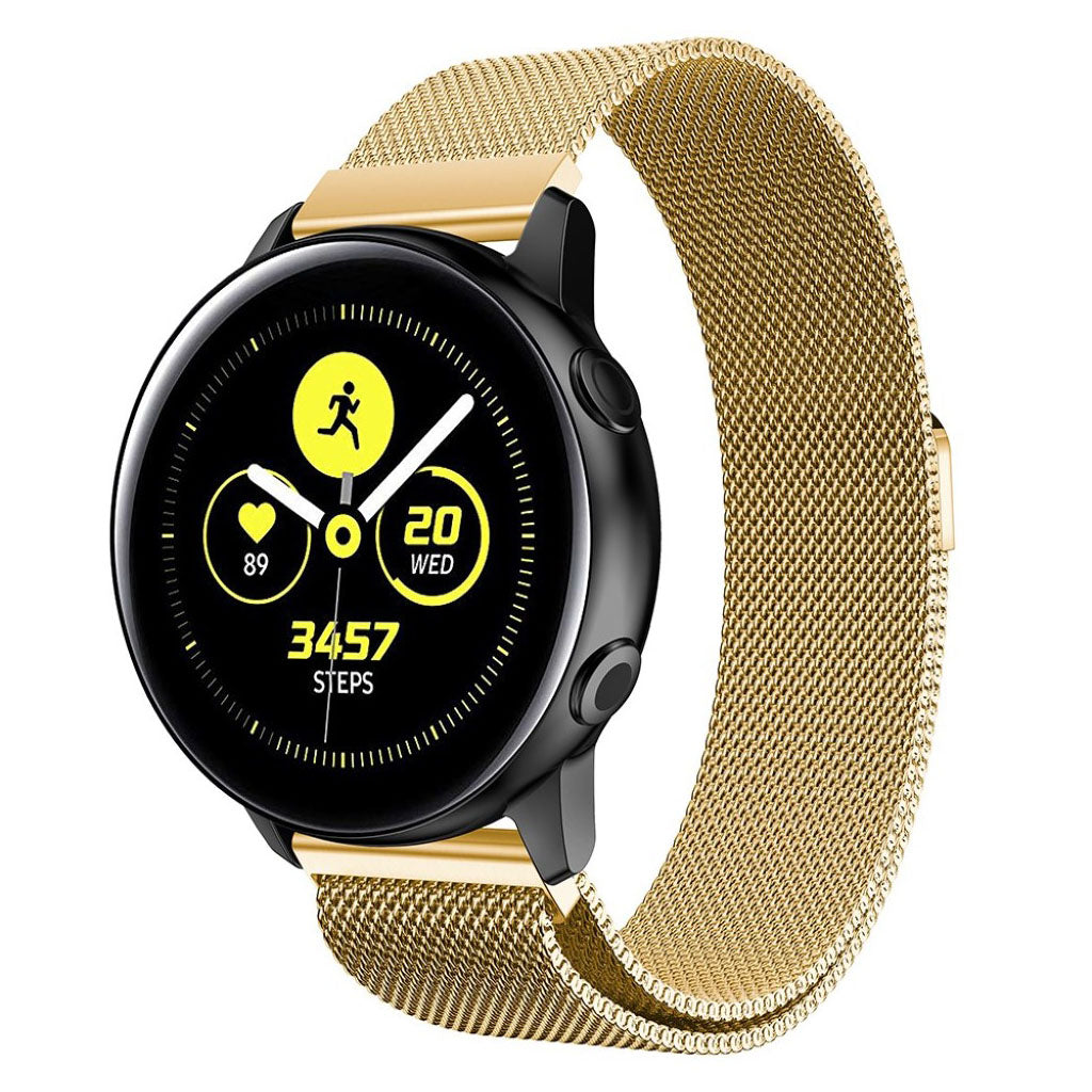 Mega fed Samsung Galaxy Watch Active Metal Rem - Guld#serie_2