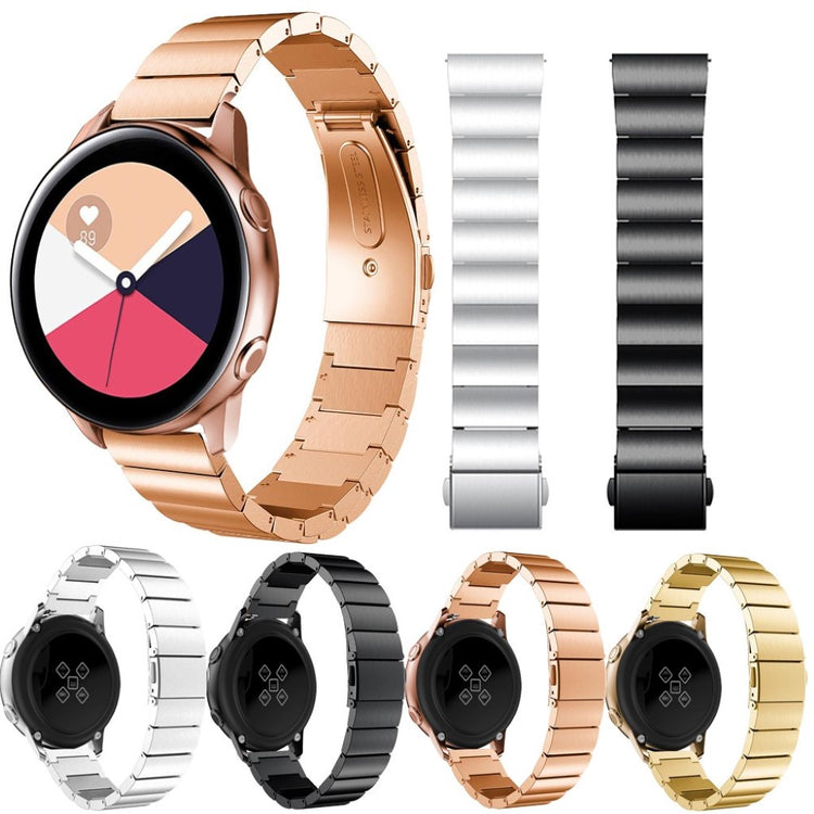 Meget skøn Samsung Galaxy Watch Active Metal Rem - Sort#serie_1