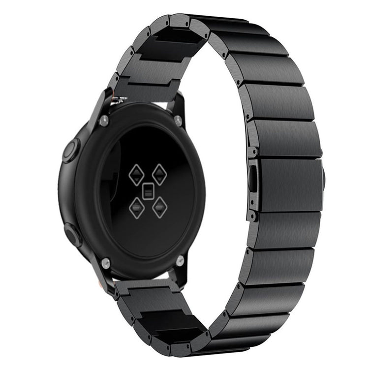 Meget skøn Samsung Galaxy Watch Active Metal Rem - Sort#serie_1