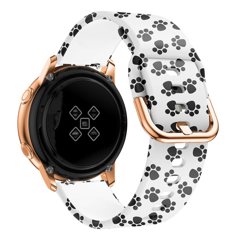 Skøn Samsung Galaxy Watch Active Silikone Rem - Flerfarvet#serie_2