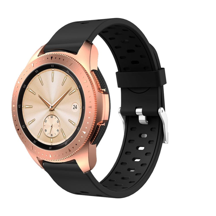 Meget nydelig Samsung Galaxy Watch Active Silikone Rem - Sort#serie_1