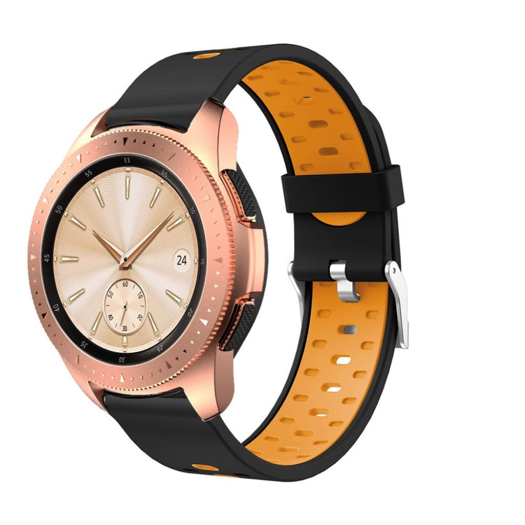 Meget nydelig Samsung Galaxy Watch Active Silikone Rem - Sort#serie_4