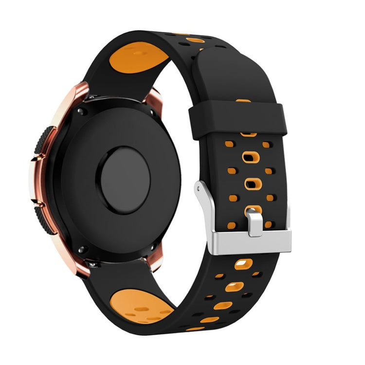 Meget nydelig Samsung Galaxy Watch Active Silikone Rem - Sort#serie_4