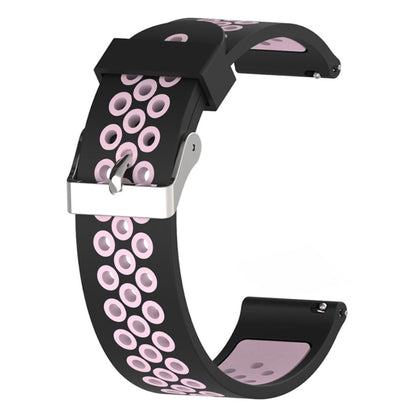 Mega skøn Samsung Galaxy Watch Active Silikone Rem - Sort#serie_5
