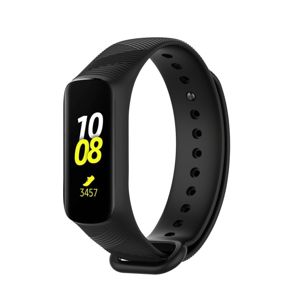 Mega holdbart Samsung Galaxy Fit-e Silikone Rem - Sort#serie_1