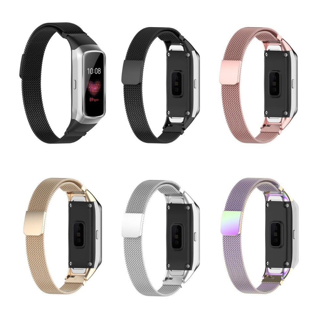 Vildt kønt Samsung Galaxy Fit Metal Rem - Sort#serie_1