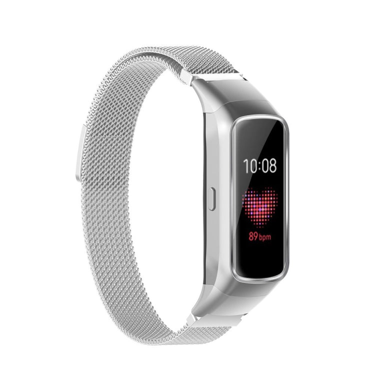 Vildt kønt Samsung Galaxy Fit Metal Rem - Sølv#serie_2