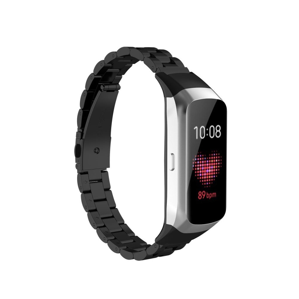 Slidstærk Samsung Galaxy Fit Metal Rem - Sort#serie_1