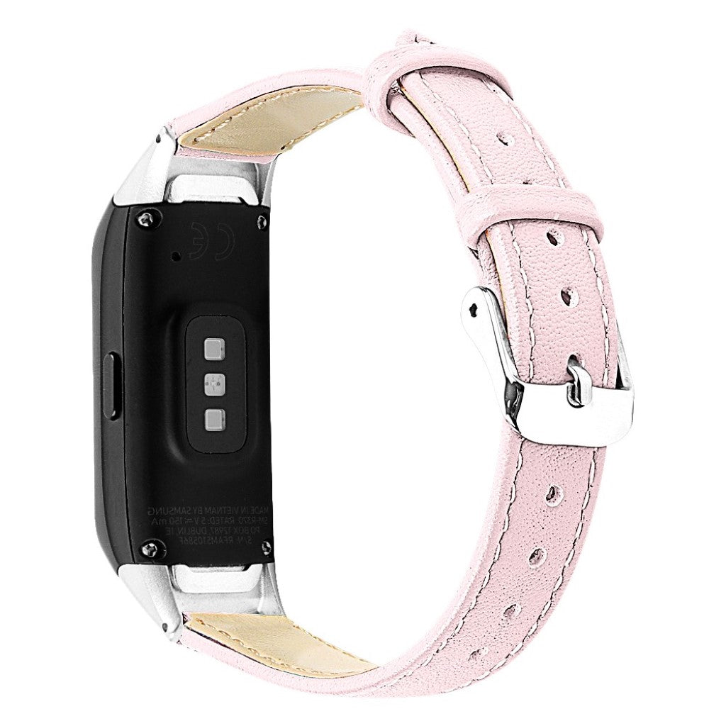 Super holdbart Samsung Galaxy Fit Ægte læder Rem - Pink#serie_8