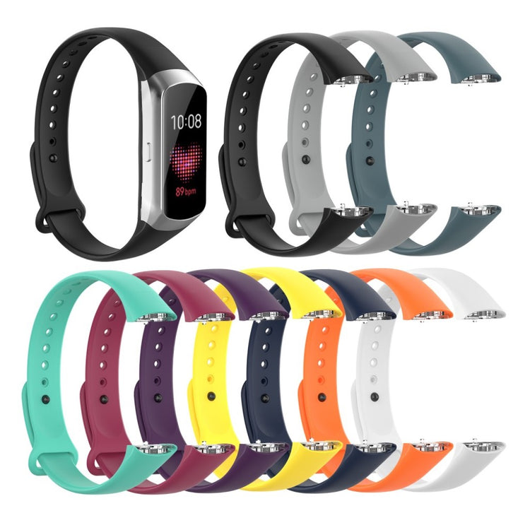 Elegant Samsung Galaxy Fit Silikone Rem - Sort#serie_1