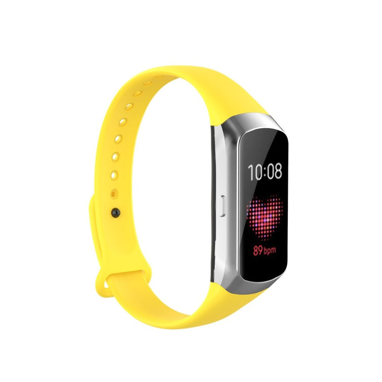 Elegant Samsung Galaxy Fit Silikone Rem - Gul#serie_8