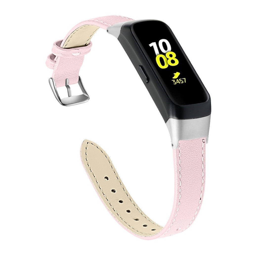 Stilfuld Samsung Galaxy Fit Ægte læder Rem - Beige#serie_14