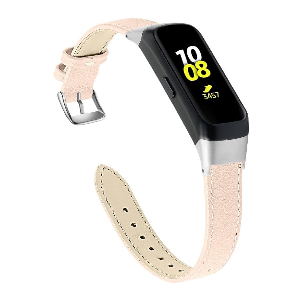 Stilfuld Samsung Galaxy Fit Ægte læder Rem - Pink#serie_8