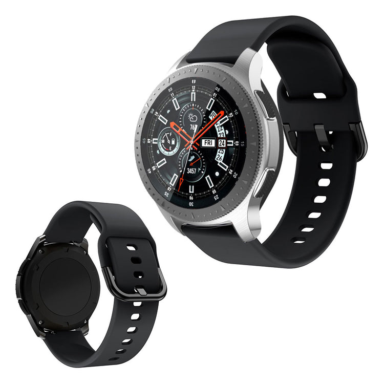 Vildt elegant Samsung Gear S3 Active Silikone Rem - Sort#serie_1