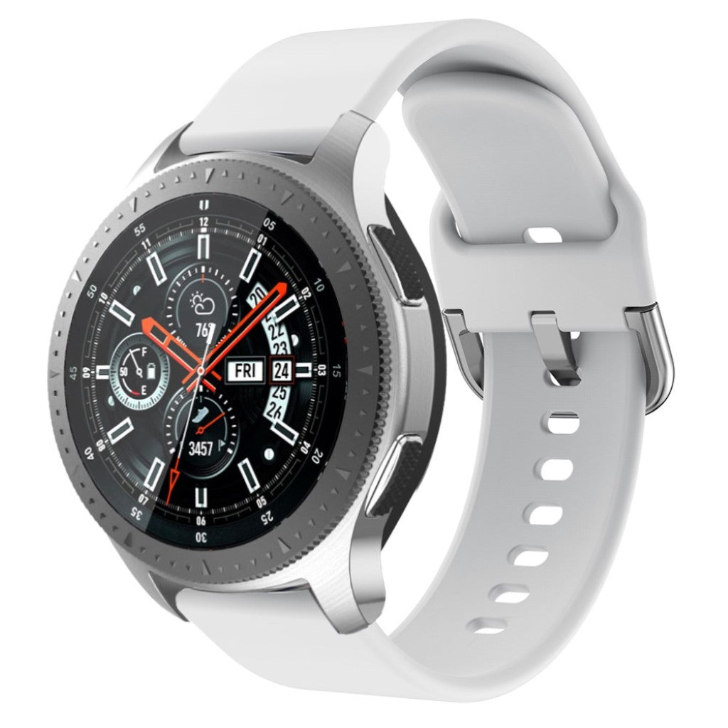 Vildt elegant Samsung Gear S3 Active Silikone Rem - Hvid#serie_2