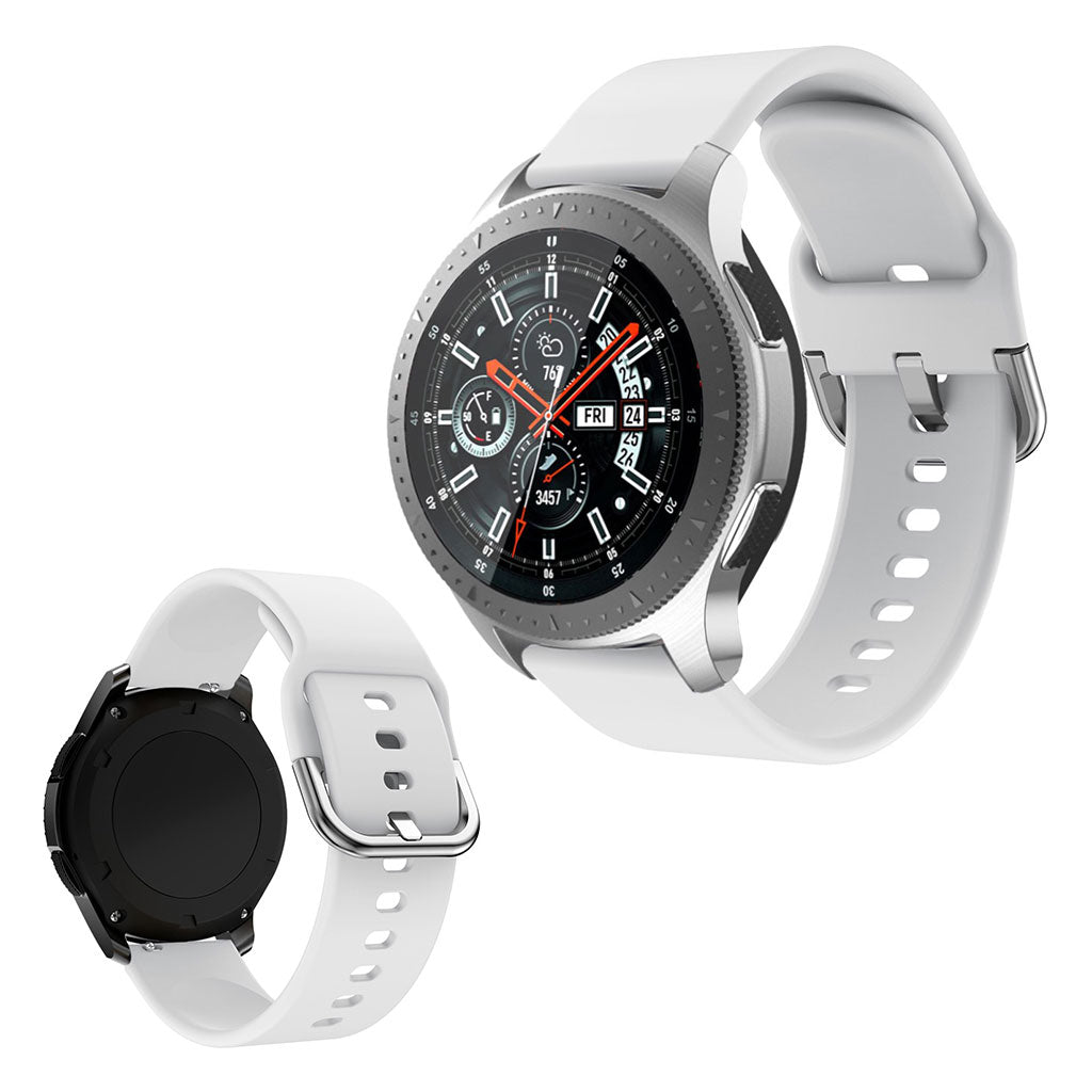 Vildt elegant Samsung Gear S3 Active Silikone Rem - Hvid#serie_2