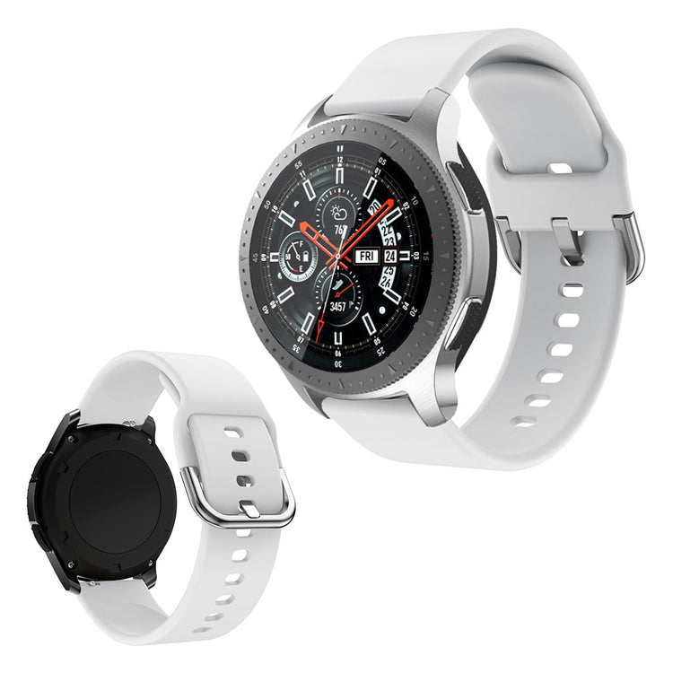 Vildt elegant Samsung Gear S3 Active Silikone Rem - Hvid#serie_2