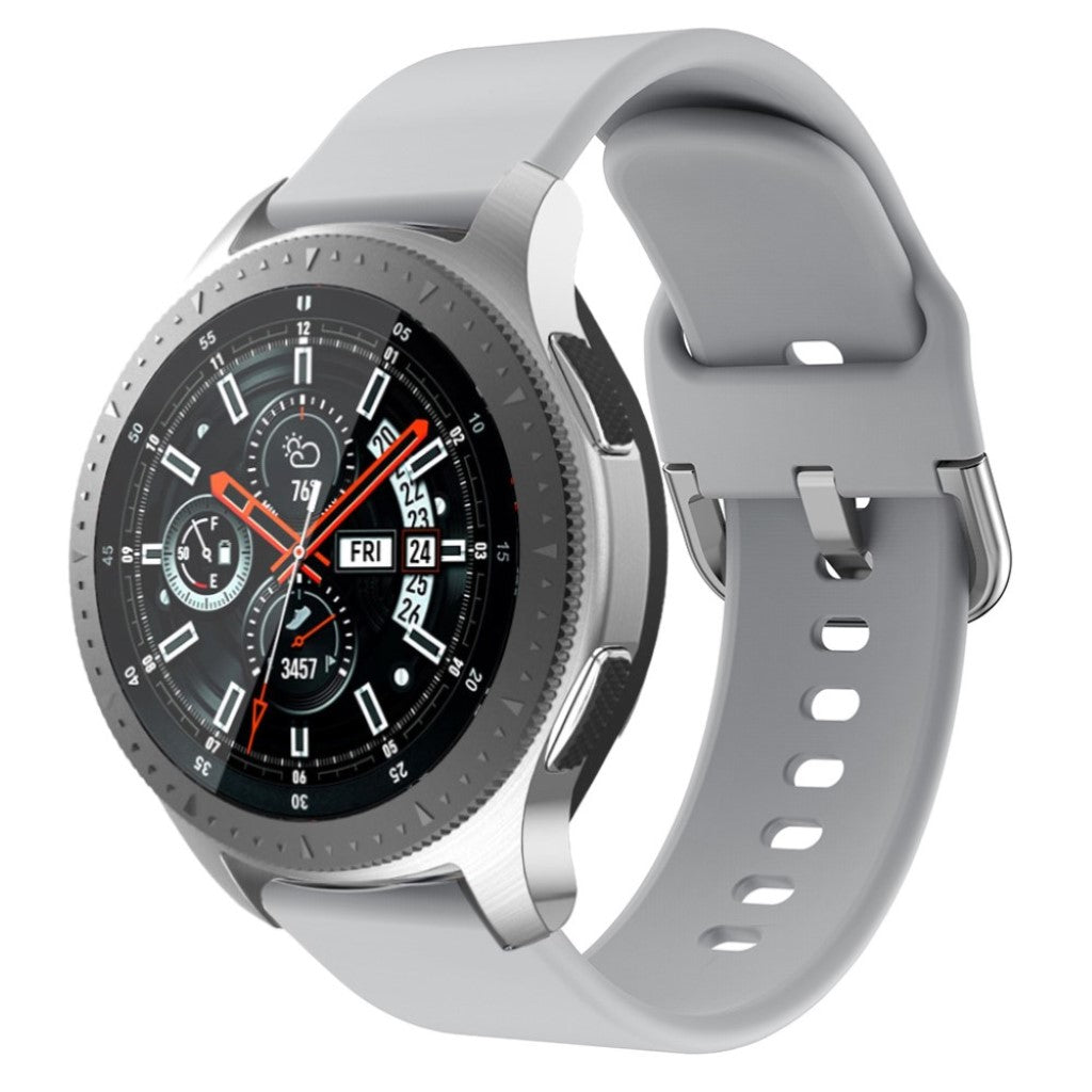 Vildt elegant Samsung Gear S3 Active Silikone Rem - Sølv#serie_3