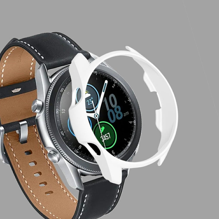 Samsung Galaxy Watch 3 (45mm) Holdbar Silikone Bumper  - Hvid#serie_2