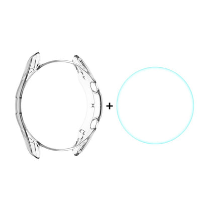 Fint Samsung Galaxy Watch 3 (45mm) Cover med Skærmbeskytter i Plastik og Hærdet Glas - Gennemsigtig#serie_034