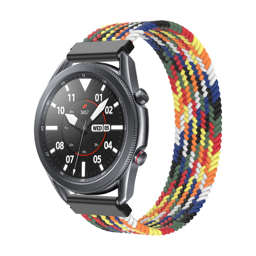 Rigtigt skøn Samsung Galaxy Watch 3 (45mm) Nylon Rem - Flerfarvet#serie_18