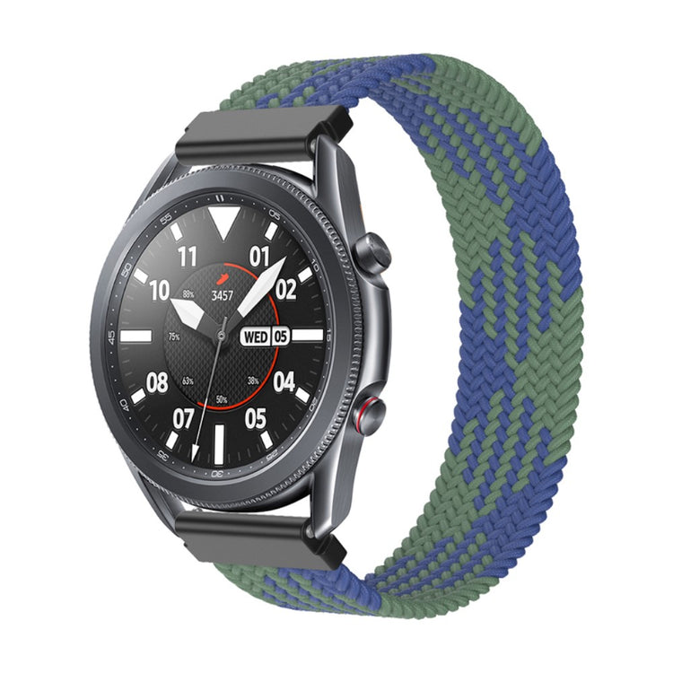 Vildt fint Samsung Galaxy Watch 3 (45mm) Nylon Rem - Størrelse: M - Flerfarvet#serie_14