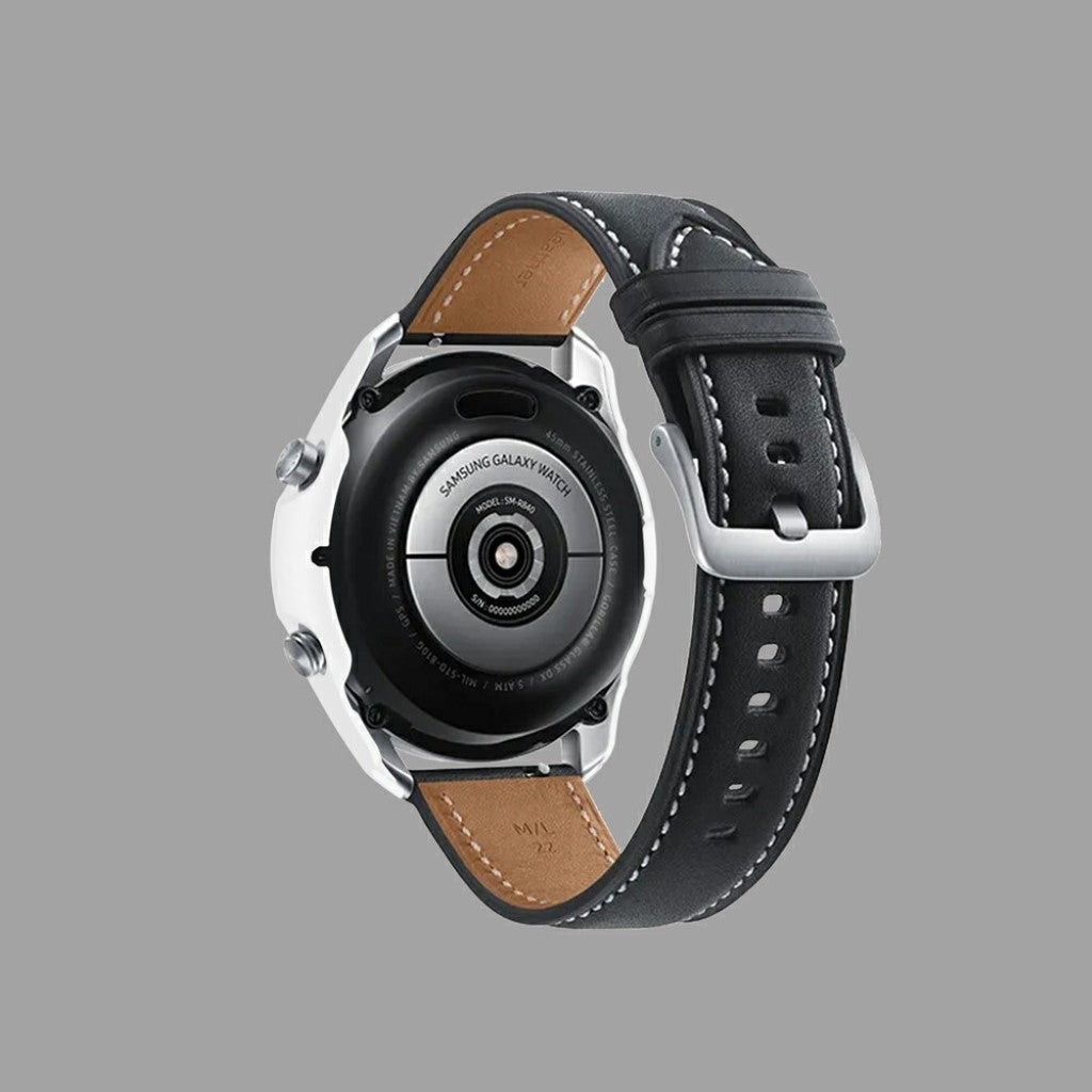 Samsung Galaxy Watch 3 (41mm) Holdbar Silikone Bumper  - Hvid#serie_2