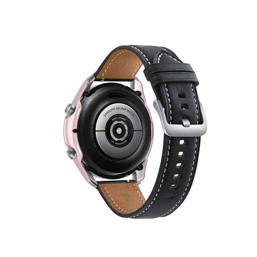 Samsung Galaxy Watch 3 (41mm) Holdbar Silikone Bumper  - Pink#serie_4