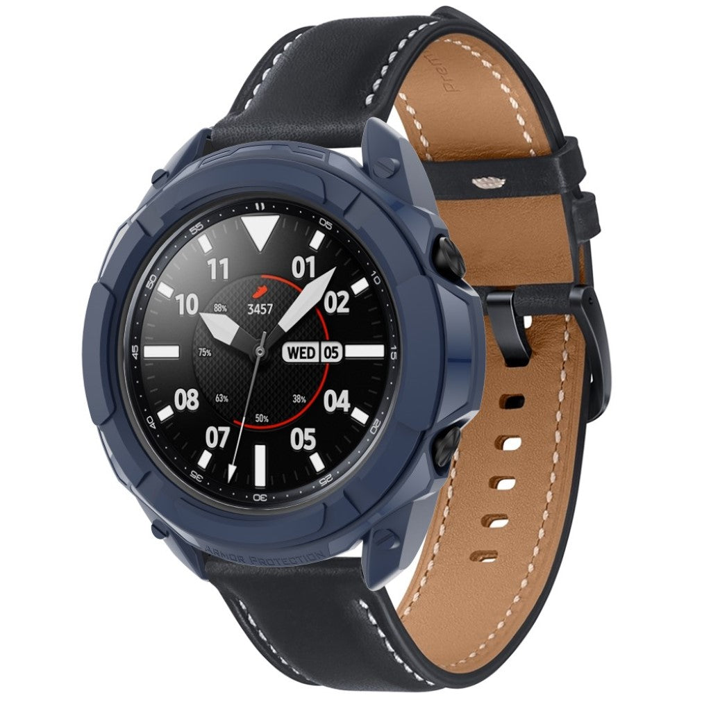 Samsung Galaxy Watch 3 (41mm) Beskyttende Silikone Bumper  - Blå#serie_4