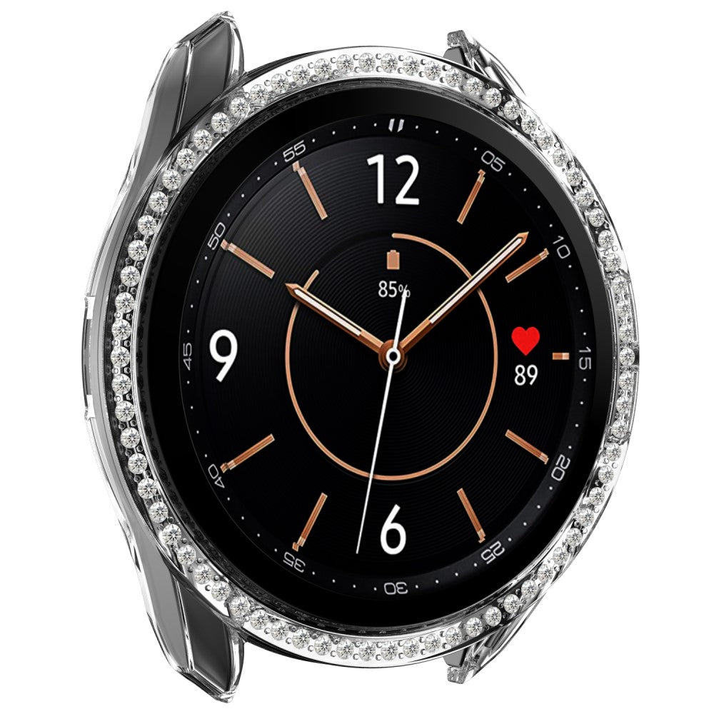 Samsung Galaxy Watch 3 (41mm)  Plastik og Rhinsten Bumper  - Gennemsigtig#serie_9