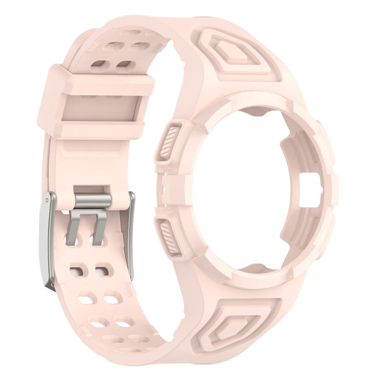 Super hårdfør Samsung Galaxy Watch 4 (40mm) Silikone Rem - Pink#serie_6