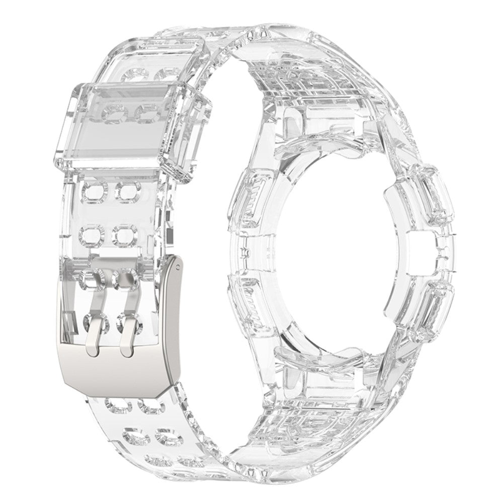 Solid Samsung Galaxy Watch 4 (40mm) Silikone Urrem - Sølv#serie_8