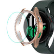 Super Mocny Samsung Galaxy Watch 4 (44mm) Obudowa z Osłona ekranu w Szkło i Stras