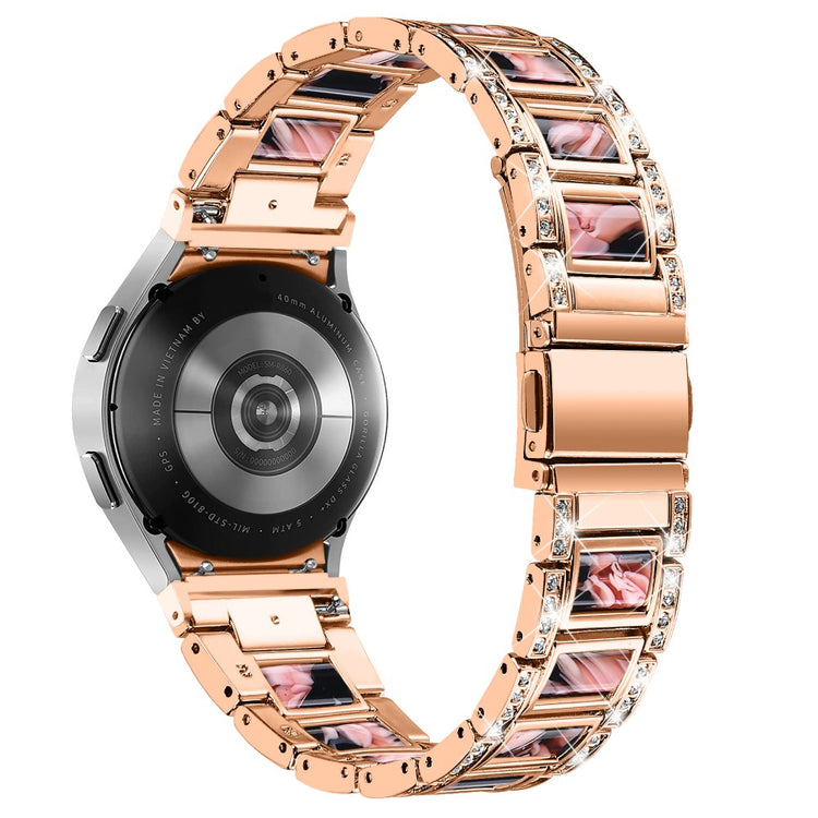 Helt vildt cool Universal Samsung Metal og Rhinsten Rem - Pink#serie_15