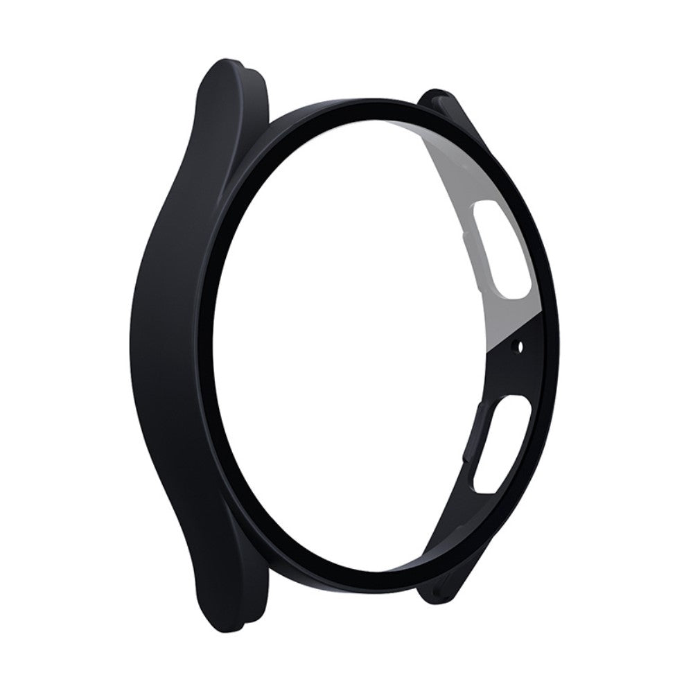 Beskyttende Samsung Galaxy Watch 5 (40mm) / Samsung Galaxy Watch 4 (40mm) Cover med Skærmbeskytter i Plastik og Hærdet Glas - Sort#serie_3