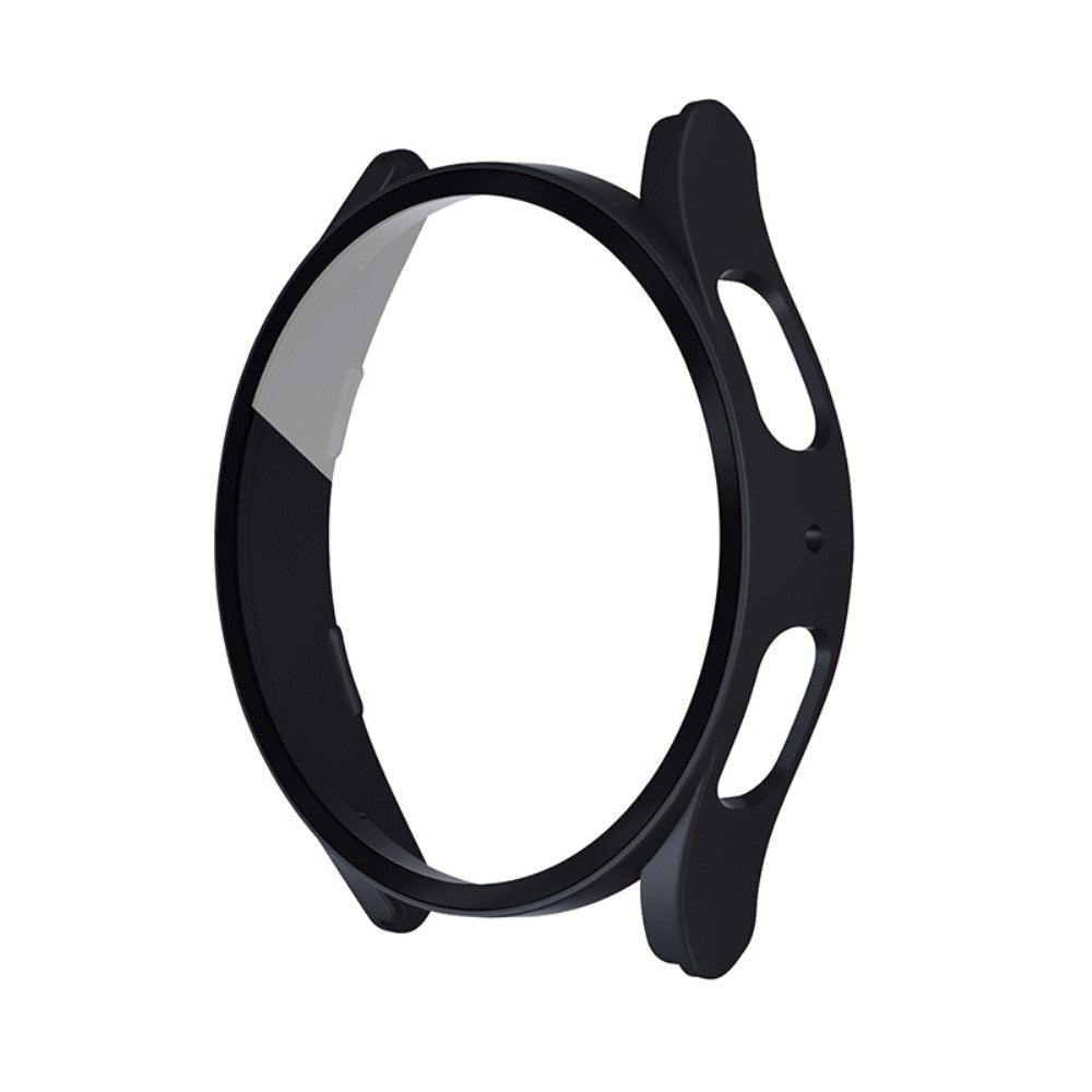 Beskyttende Samsung Galaxy Watch 5 (40mm) / Samsung Galaxy Watch 4 (40mm) Cover med Skærmbeskytter i Plastik og Hærdet Glas - Sort#serie_3