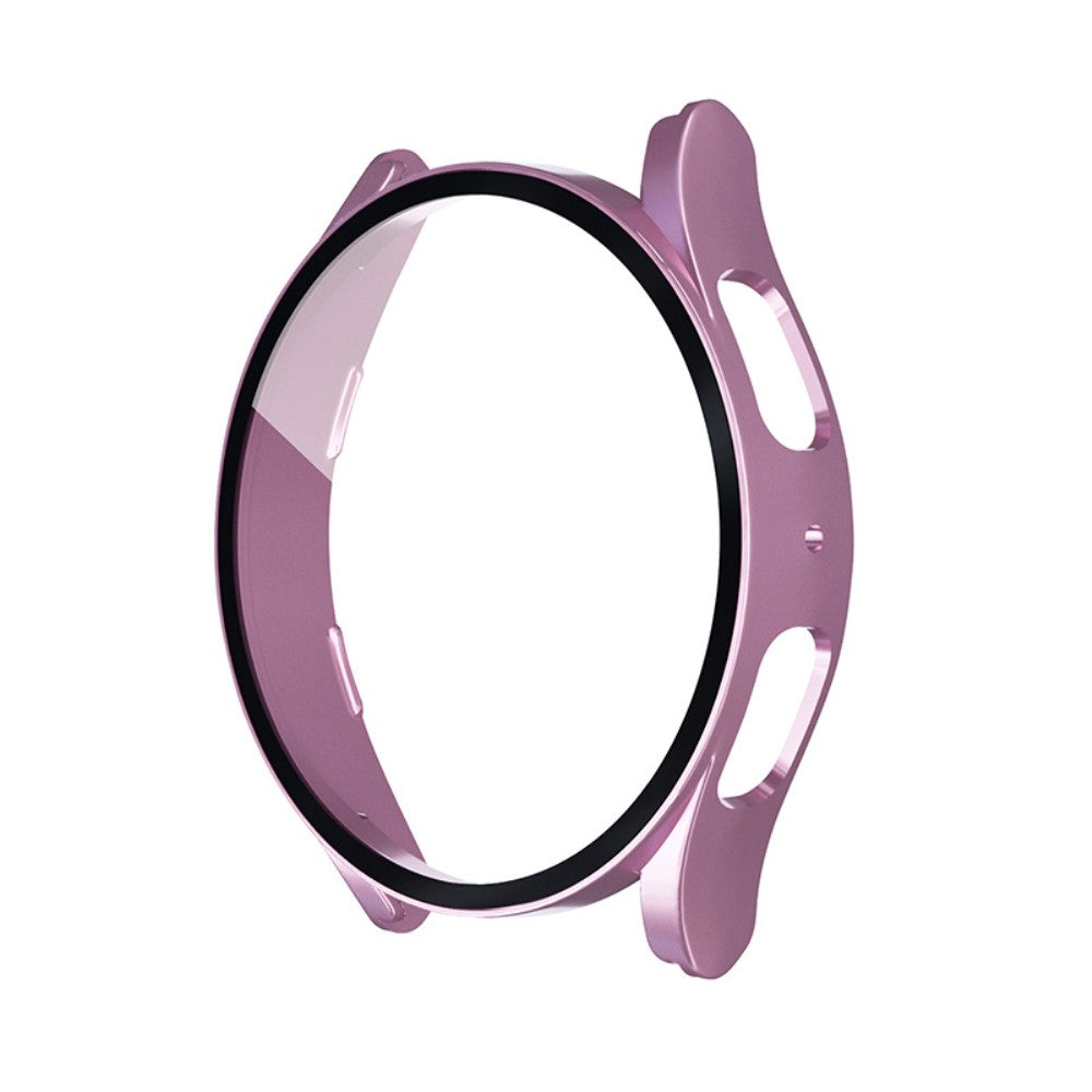 Beskyttende Samsung Galaxy Watch 5 (40mm) / Samsung Galaxy Watch 4 (40mm) Cover med Skærmbeskytter i Plastik og Hærdet Glas - Pink#serie_4