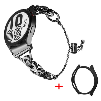Nydelig Samsung Galaxy Watch 5 (40mm) Metal og Plastik Rem - Sort#serie_1