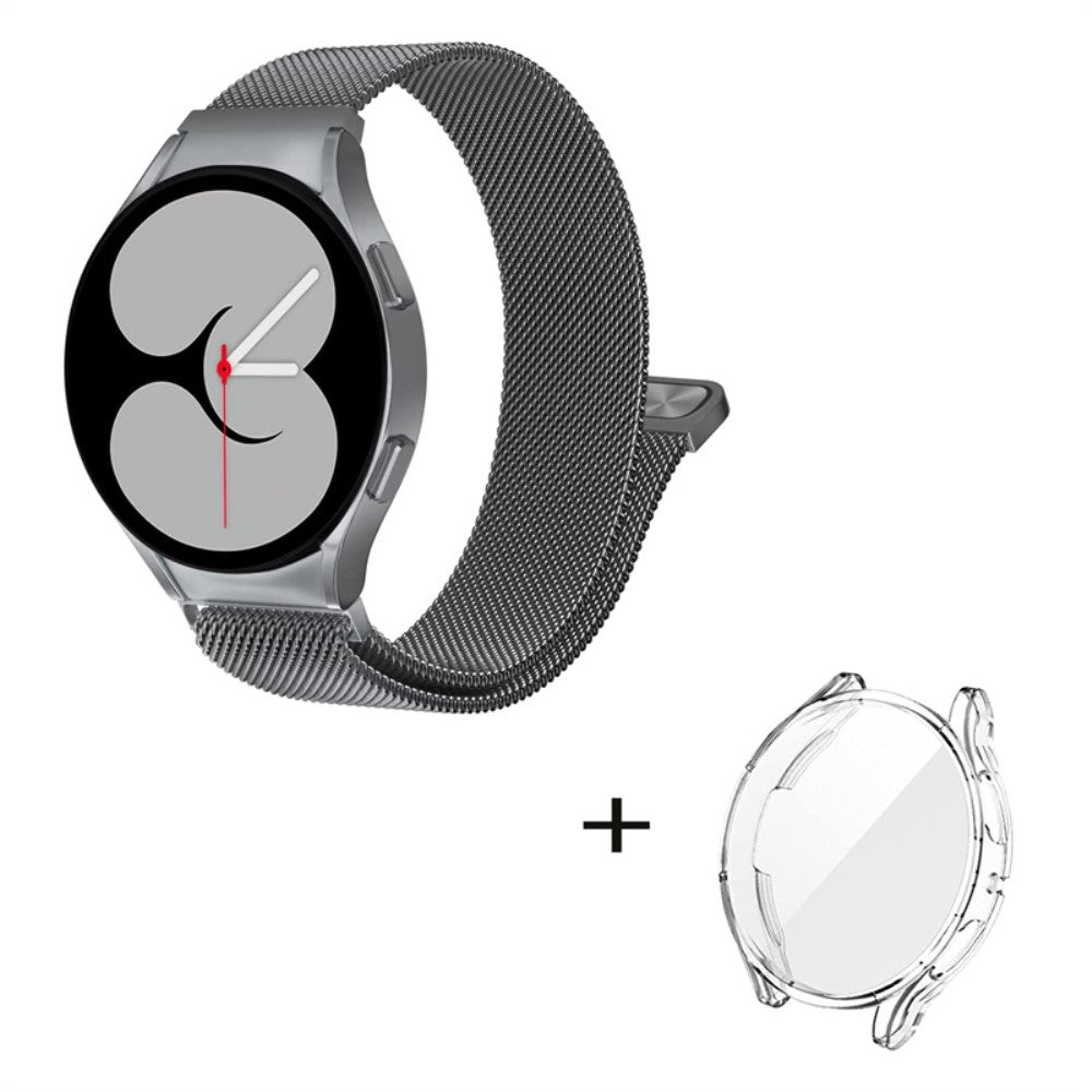 Samsung Galaxy Watch 5 (40mm) Metal Rem med Cover - Sølv#serie_7