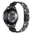 Mocny Samsung Smartwatch Metal I Stras Uniwersalne Pasek
