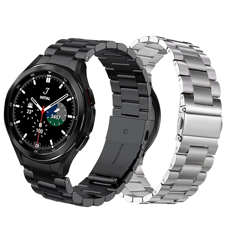 Super Elegant Metal Universal Rem passer til Samsung Smartwatch - Sølv#serie_3