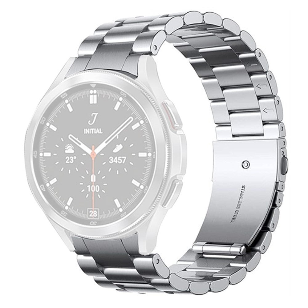 Super Elegant Metal Universal Rem passer til Samsung Smartwatch - Sølv#serie_3