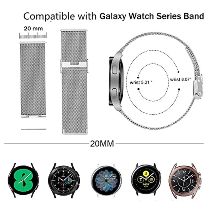 Vildt fantastisk Universal Samsung Metal Rem - Sølv#serie_4