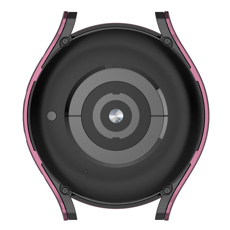 Samsung Galaxy Watch 5 (44mm) Plastik Cover med Hærdet Glas - Pink#serie_2