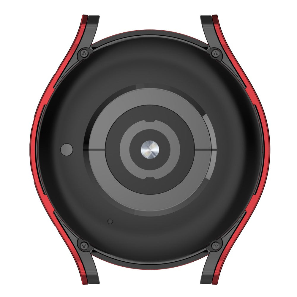 Samsung Galaxy Watch 5 Pro Plastik Cover med Hærdet Glas - Rød#serie_3