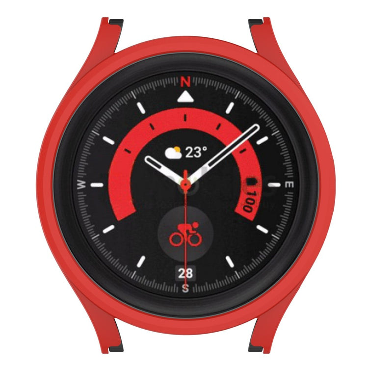 Samsung Galaxy Watch 5 Pro  Plastik Bumper  - Rød#serie_5