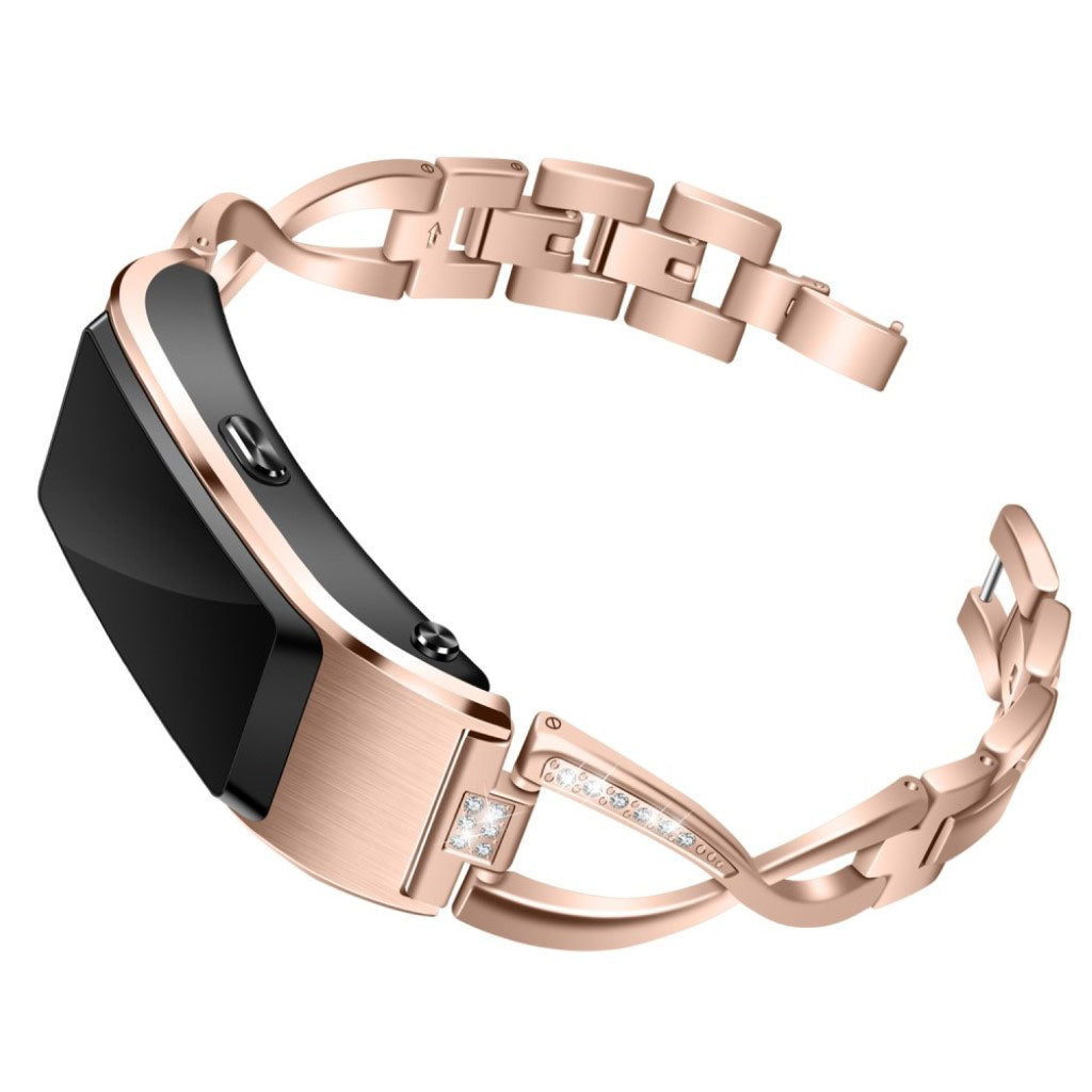 Mega sejt Huawei TalkBand B5 Metal og Rhinsten Rem - Pink#serie_4