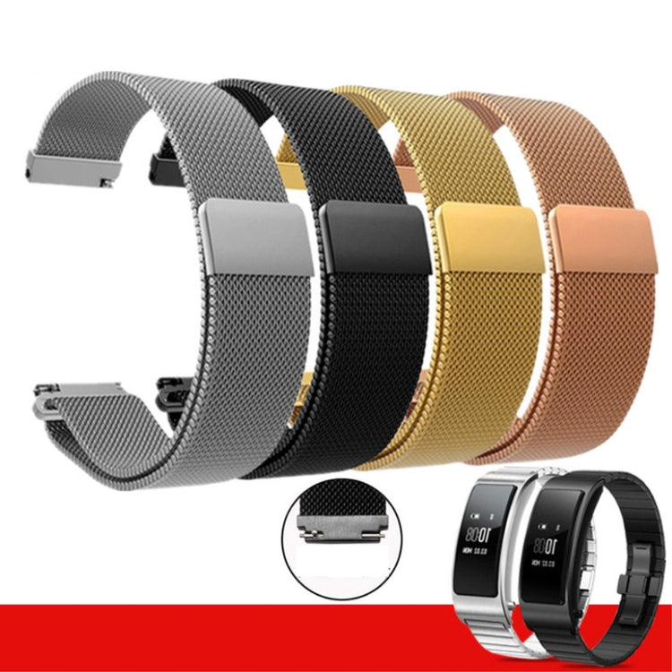 Vildt cool Huawei TalkBand B5 Metal Rem - Sort#serie_1